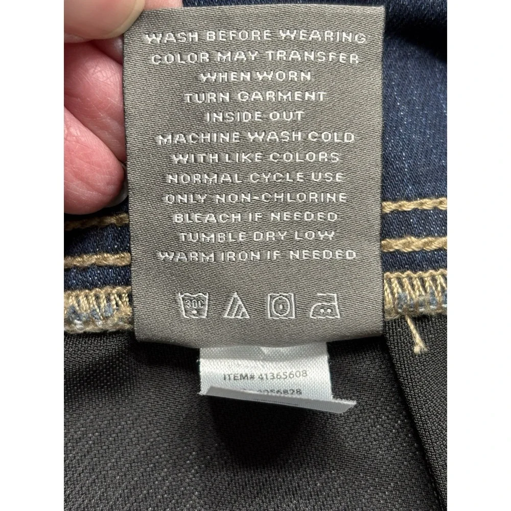 NWT Torrid Lean Jeans Super Soft Sz 1R Dark Wash Skinny Mid Rise Denim Pull On - Picture 8 of 8